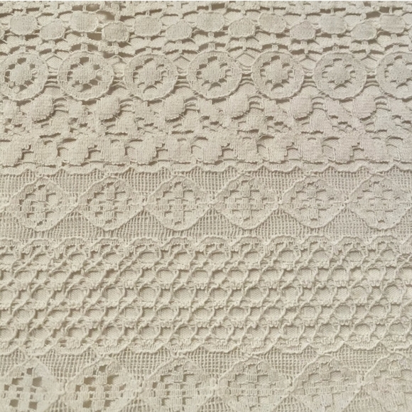 Maurices cream boho lace spaghetti strap mini dress womens large - Picture 6 of 10